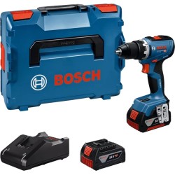 Акумулаторен винтоверт Bosch GSR 18V-65, батерии 2x5Ah, зарядно и L-Boxx